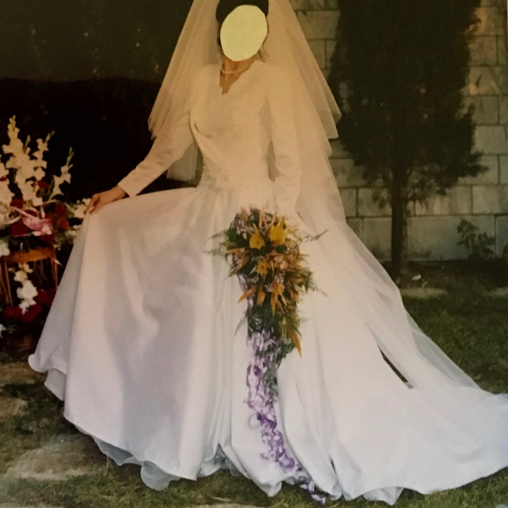 Custom Made Hand Embroidered Wedding Dress